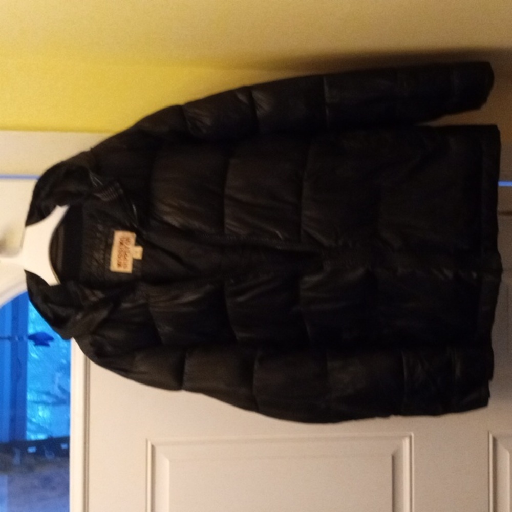 Mossimo XL Black 3/4 Length Mens Puffer Jacket